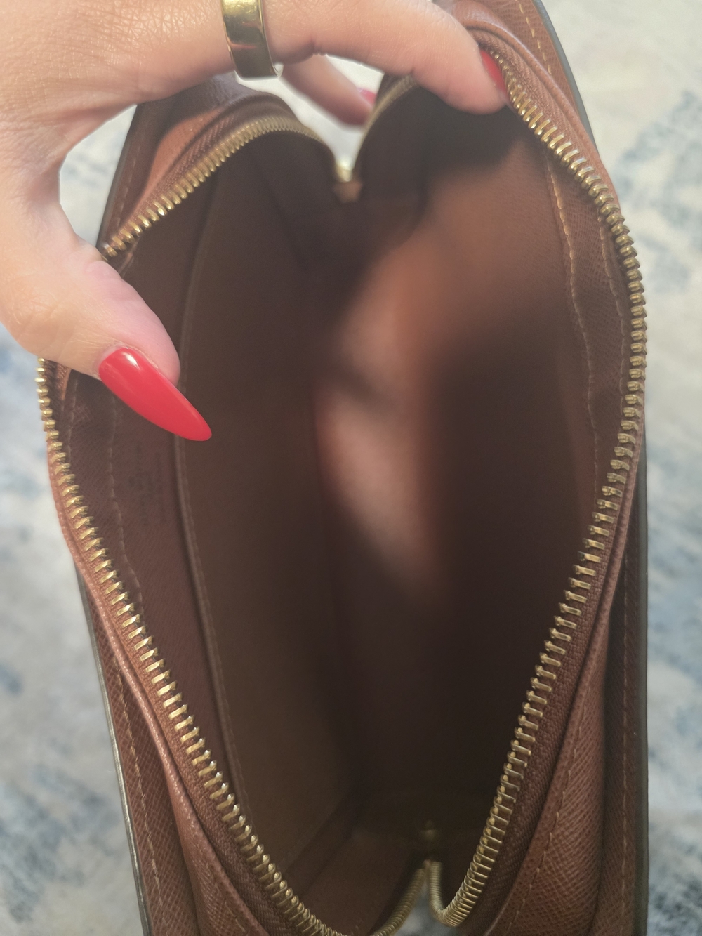 Louis Vuitton Monogram Canvas Wristlet Pouch - Brown - Picture 8 of 13